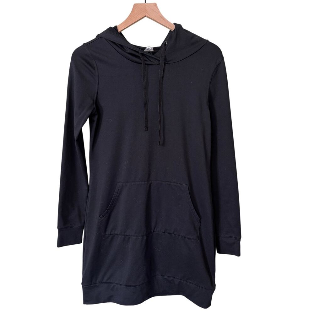 Fabletics Yukon Black Hooded Dress Size Xs View 3